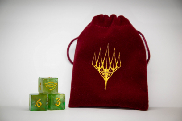 Collectible Dice + Bag