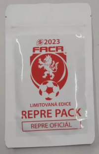 Repre pack sběratelských fotbalových karet bílý