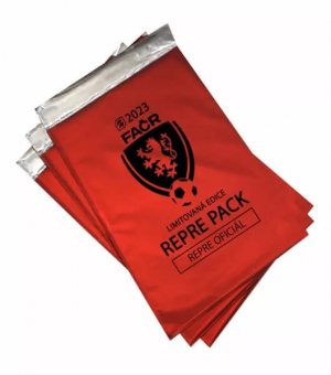 Repre pack sběratelských fotbalových karet červený