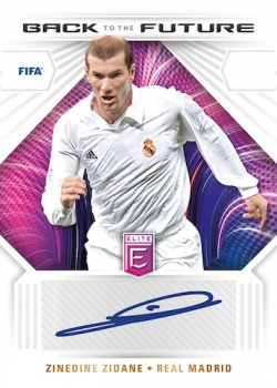 FIFA Donruss Elite sběratelské karty Back to the Future Zinedine Zidane