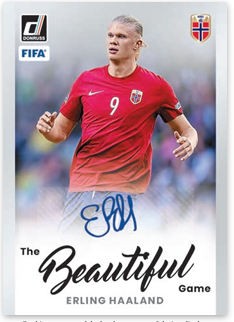 FIFA Donruss sběratelské karty The Beautiful Game Erling Haaland