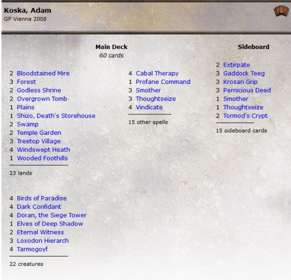 01 2008 GP Viden - Adam Koska decklist