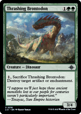 Thrashing Brontodon