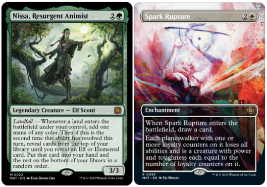 Nissa Resurgent Animist a Spark Rupture