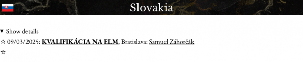 European Legacy Masters - SR