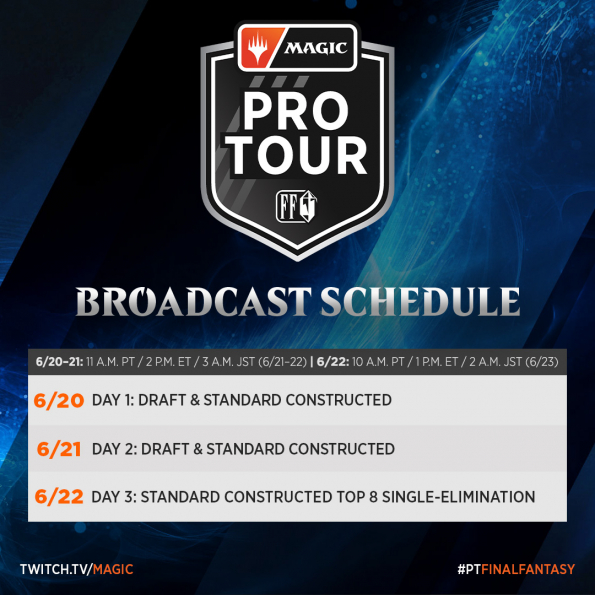 Pro Tour FINAL FANTASY - Time Schedule