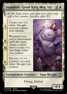 Summon - Good King Mog XII