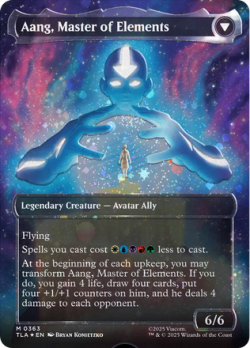 Aang, Master of Elements