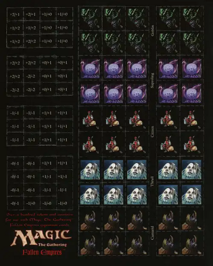 The Duelist, March 1995 - Punch-Out Counters and Tokens