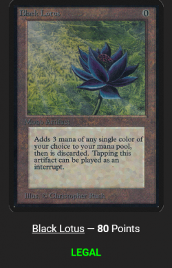 Black Lotus - Duel Commander