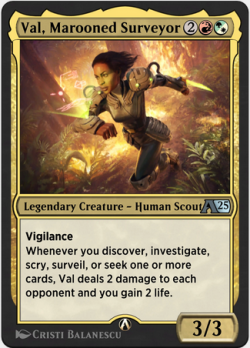 A-Val, Marooned Surveyor