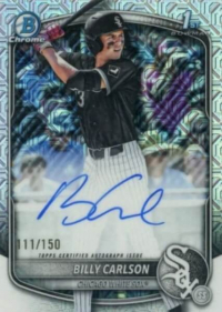 Sběratelské baseballové Bowman Draft Billy Carlson