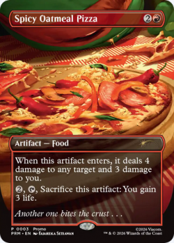 Spicy Oatmeal Pizza