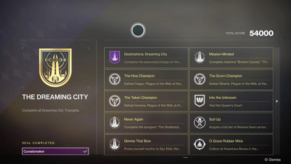 Destiny 2 Triumphs